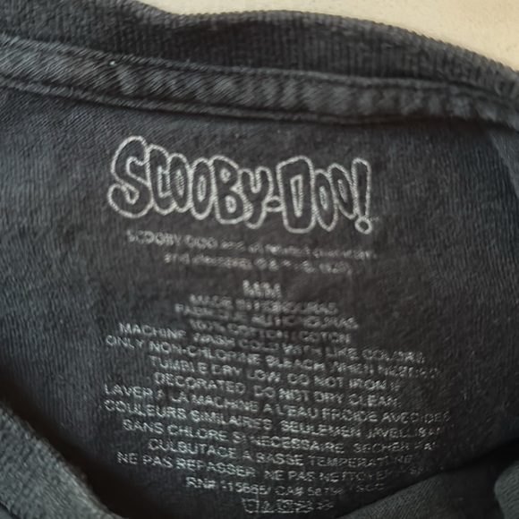 Scooby-Doo! Black Graphic T-Shirt Size Medium - Picture 5 of 5